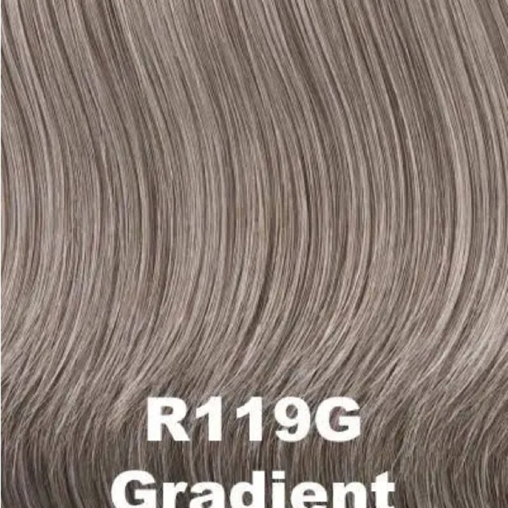 Rachel Welsh WINNER Stylish Gray Pixie Cut Wig R119G Gradient Smoke - Picture 2 of 11